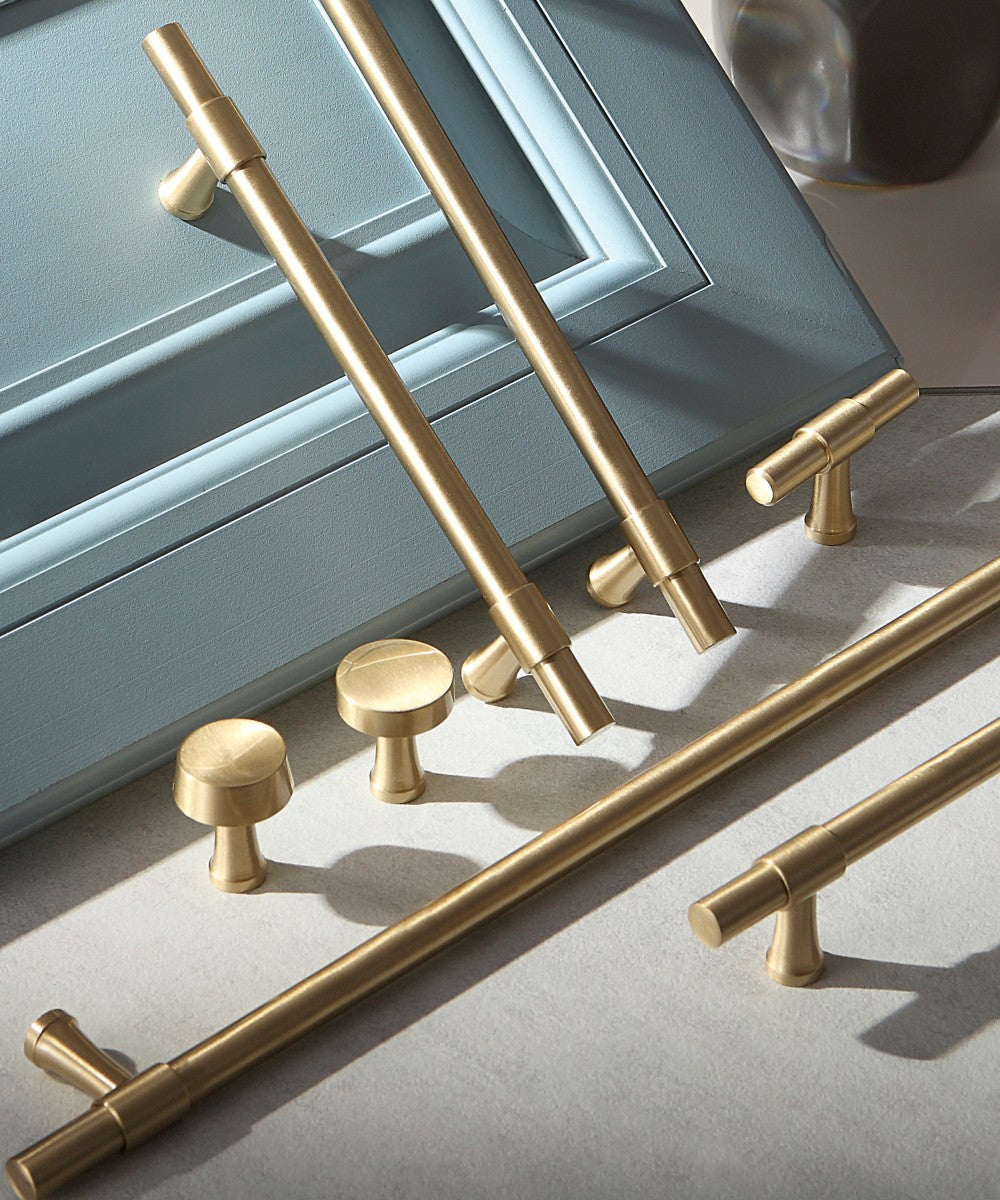 Riverdale Brass Cabinet Handles — Pomelli Designs